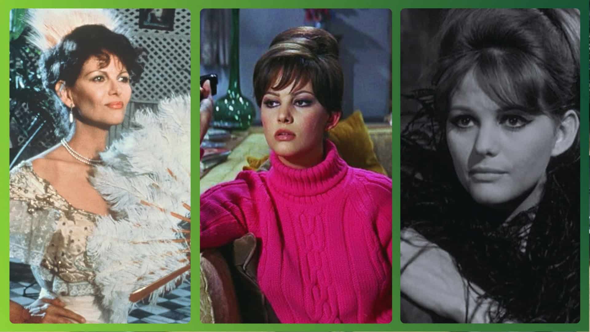 Claudia Cardinale em Fritzcarraldo, Pantera cor de rosa e Oito e Meio