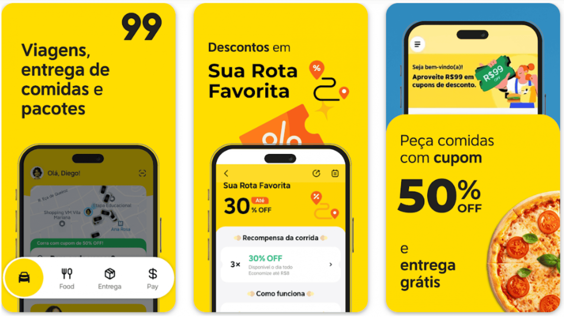 aplicativo 99