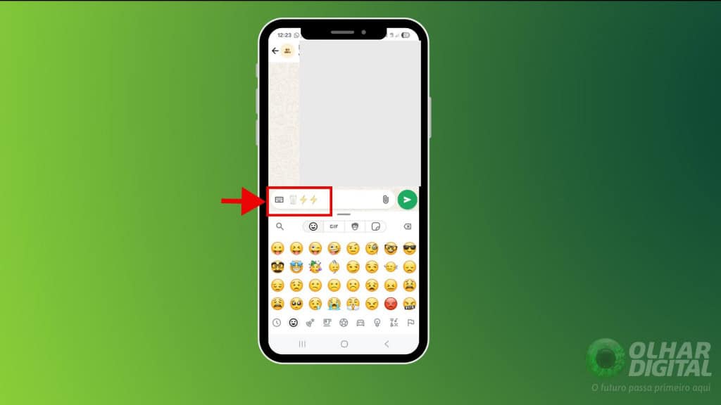 Emojis de copo de leite com raios