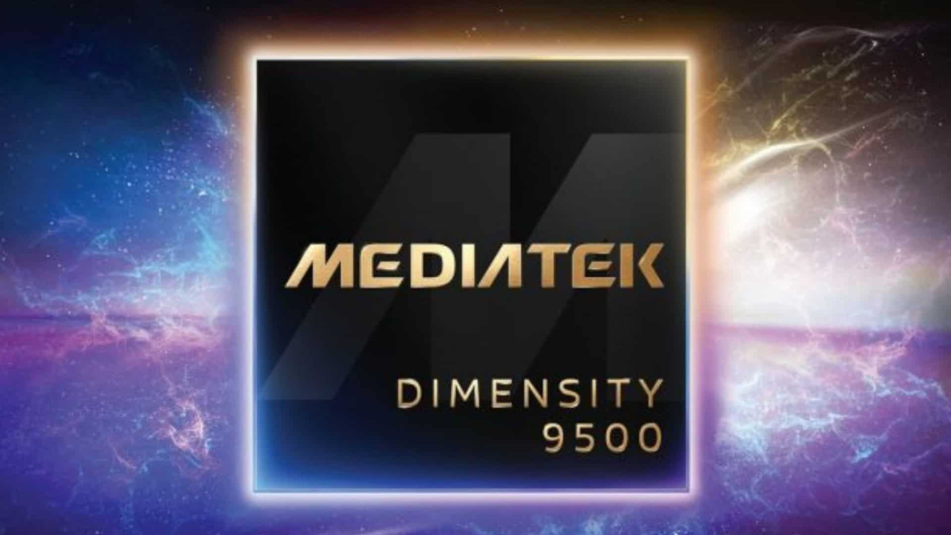 Ilustração do Dimensity 9500, novo chip da MediaTek