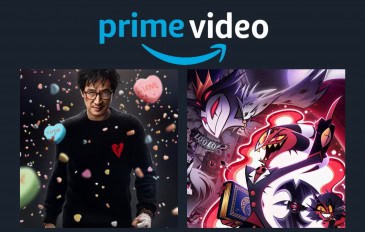 Montagem com pôsteres do filme Amor Bandido e da série Helluva Boss, dois entre os lançamentos da semana entre 8 e 14 de setembro no Prime Video da Amazon