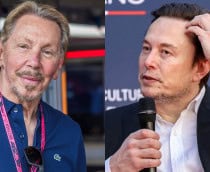 Larry Ellison e Elon Musk