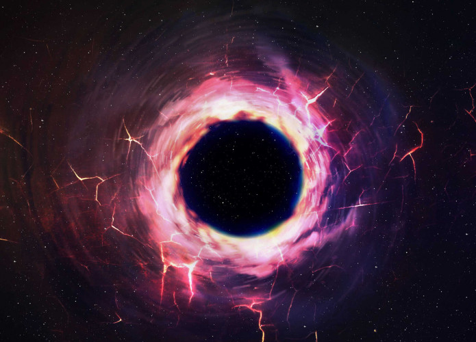 Explosão de buraco negro