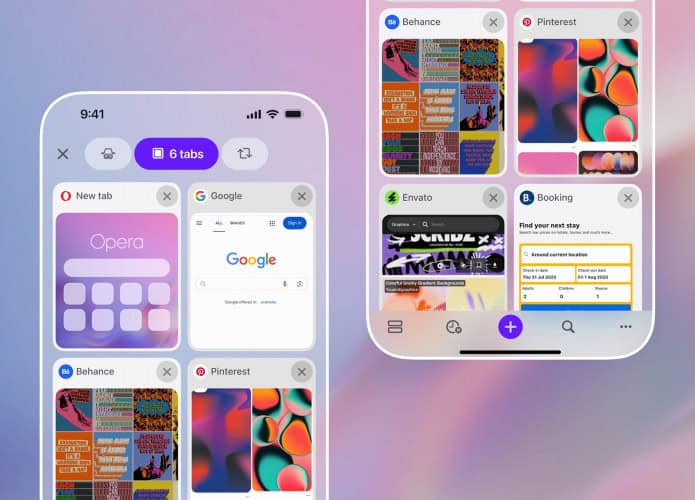 opera one ios atualização