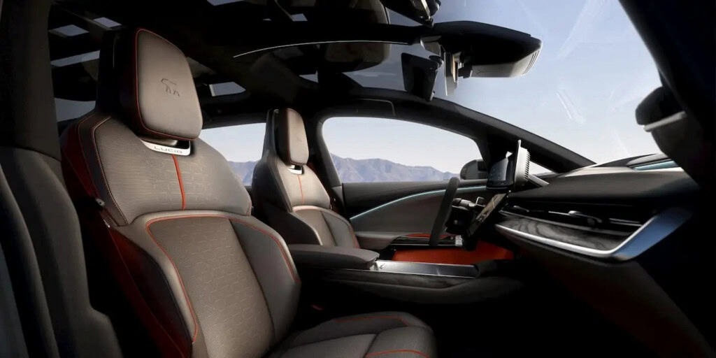 Interior do Lucid Gravity X