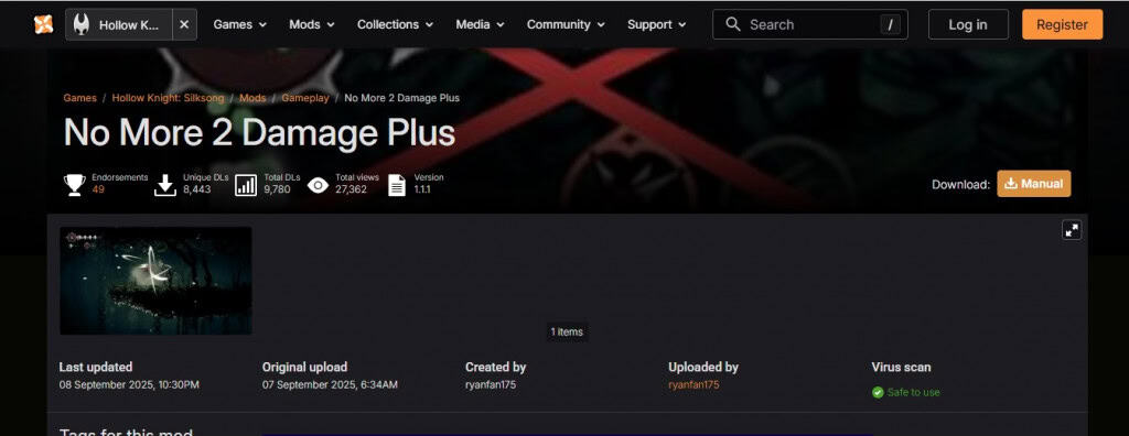 Mod No More 2 Damage Plus