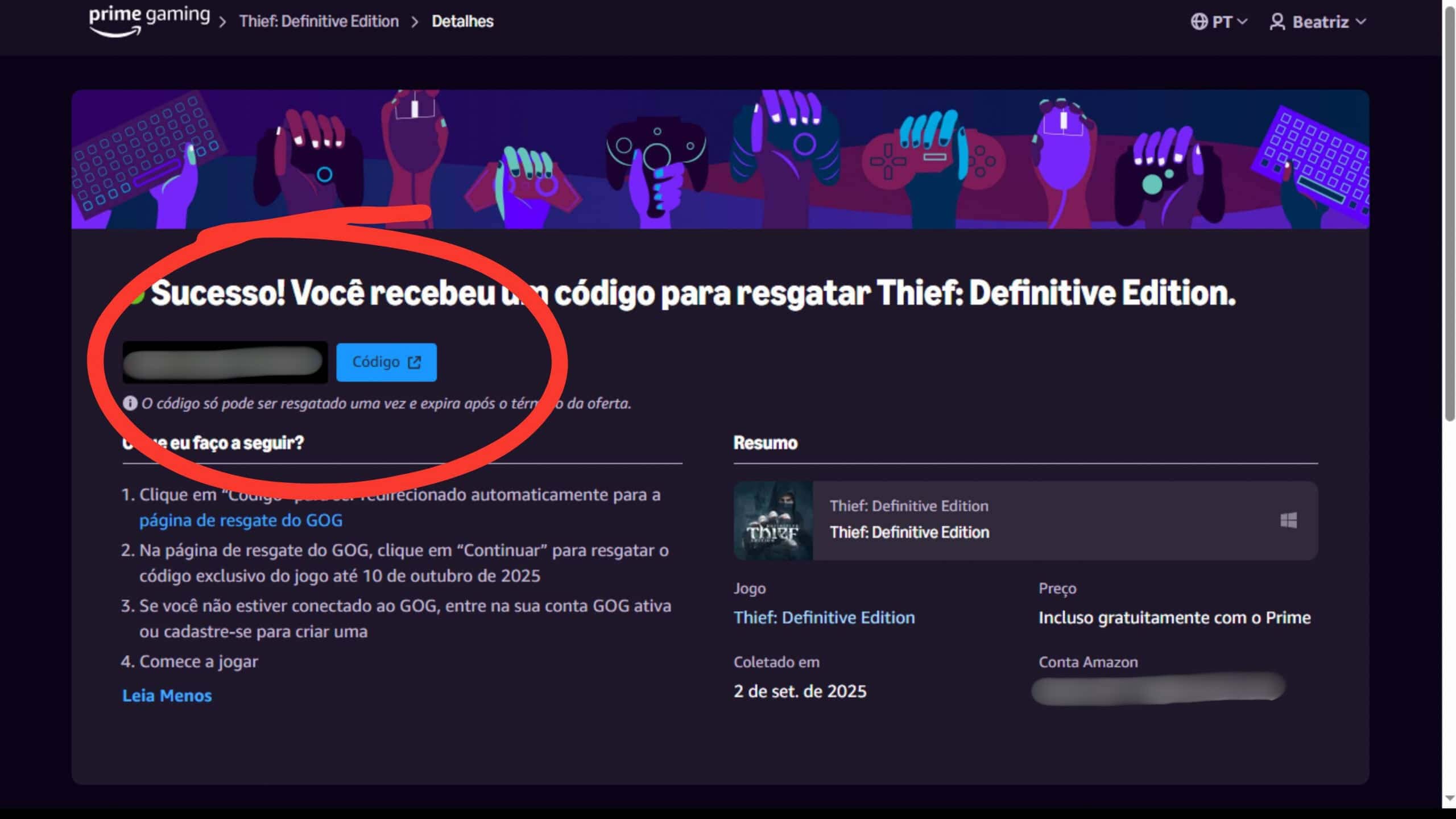 Amazon Prime Gaming: como resgatar jogos