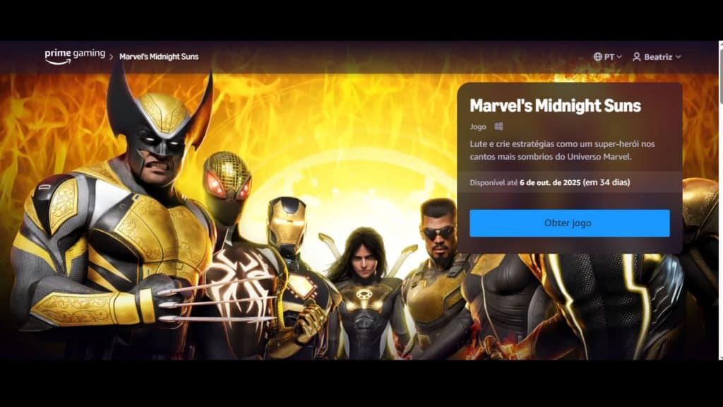 Como rodar jogos no Prime Gaming? Confira o tutorial O Prime Gaming, disponível para todos os assinantes do Amazon Prime, é uma ótima opção para quem quer ampliar a biblioteca de jogos sem custos adicionais. Print de tela do Prime Gaming