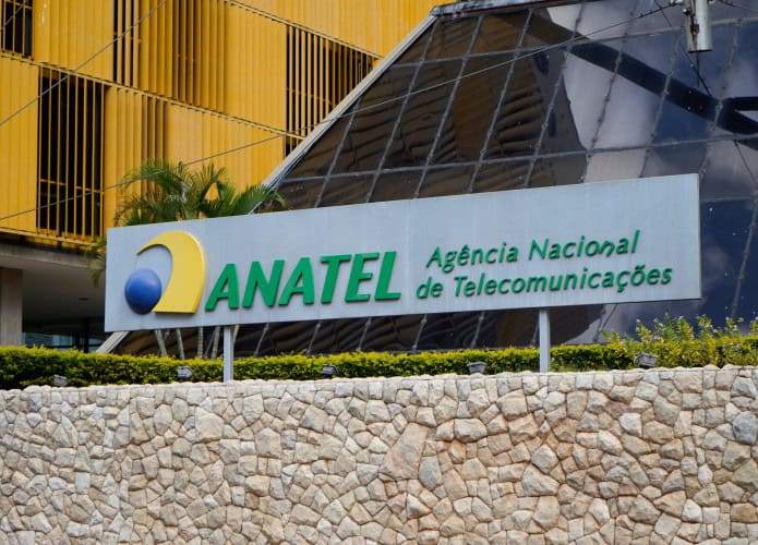 Fachada da Anatel em Brasília (DF)