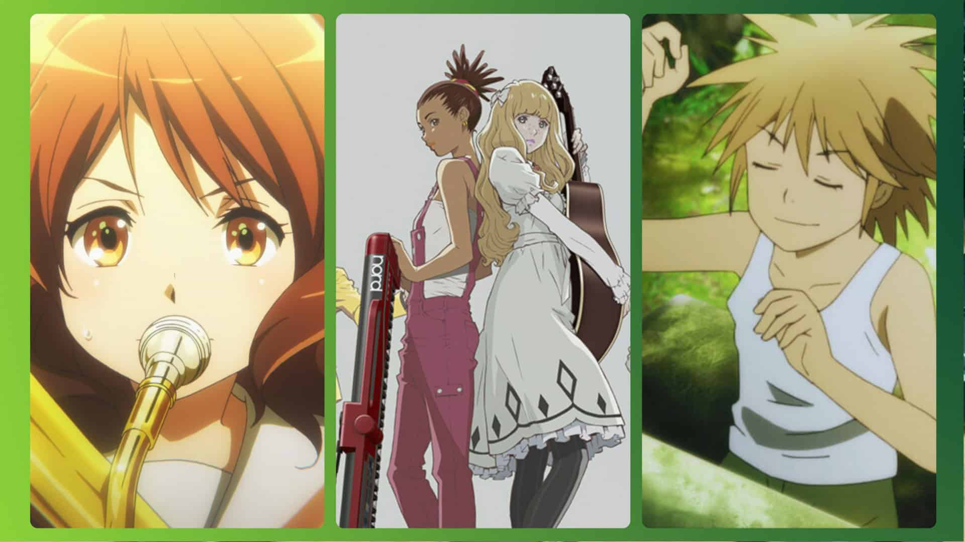 Animes musicais: Hibike! Euphonium, Carole & Tuesday e Forest of Piano