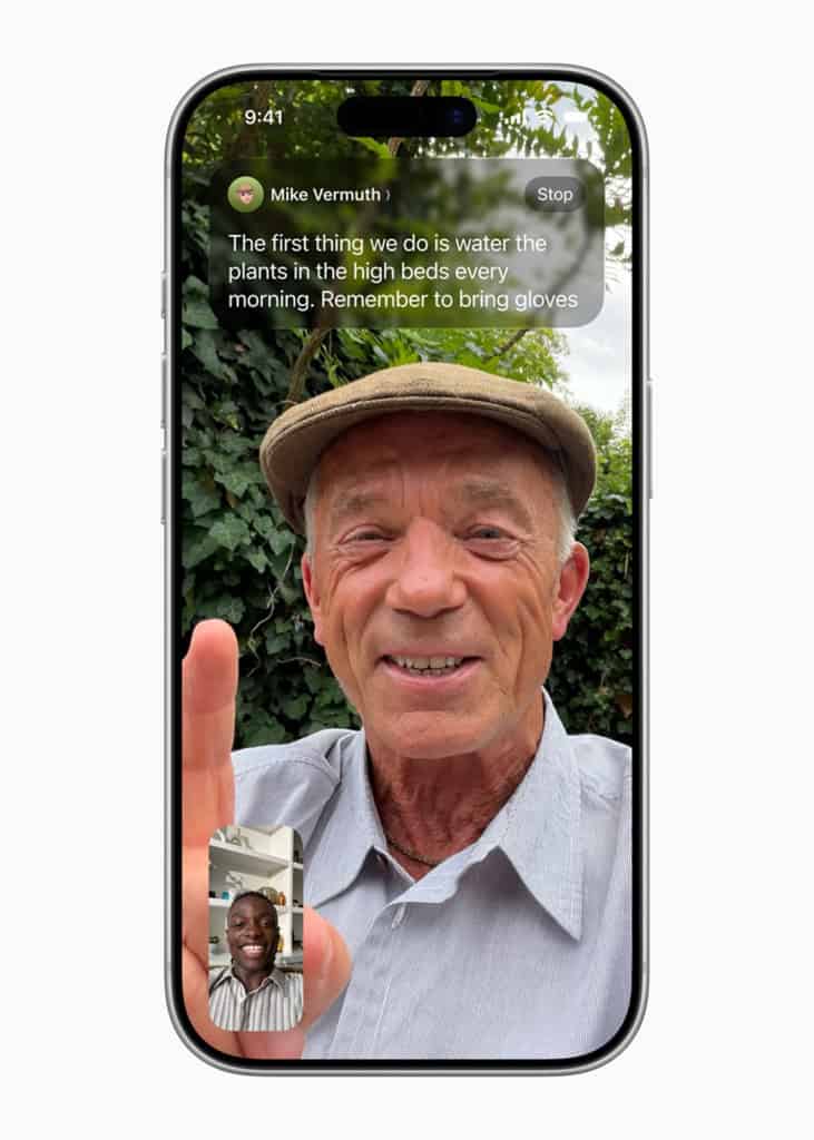 recurso de tradução ao vivo no apple intelligence