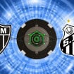 Escudos de Atlético/MG e Santos