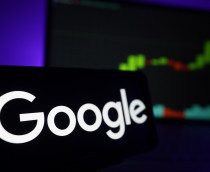 Logo do Google em um smartphone