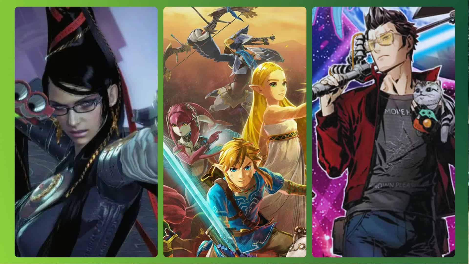 Bayonetta 3, Hyrule Warriors: Age of Calamity e No More Heroes 3