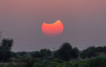 Eclipse solar parcial