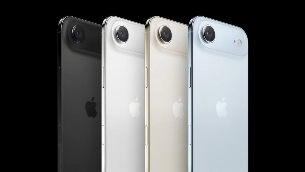 Modelos de várias cores do Apple iPhone 17 Air