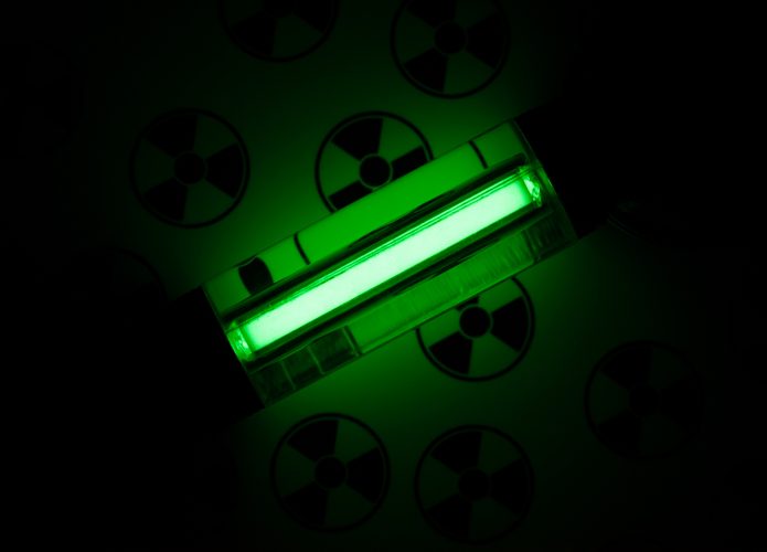 luz radioativa