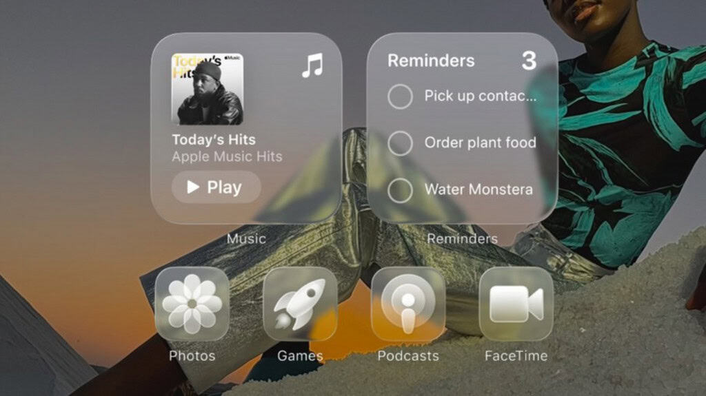 iOS 26 liquid glass