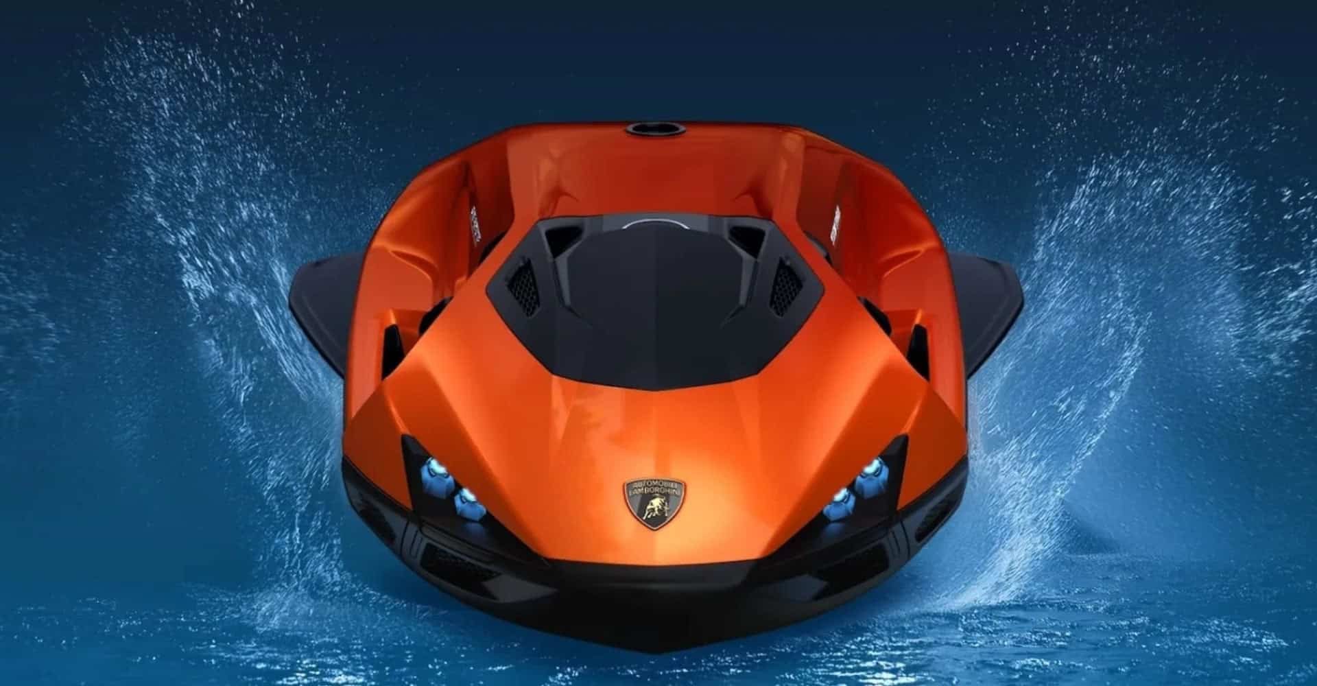 Seabob SE63, fruto da colaboração entre Lamborghini e Cayago (Imagem: Lamborghini/Divulgação)