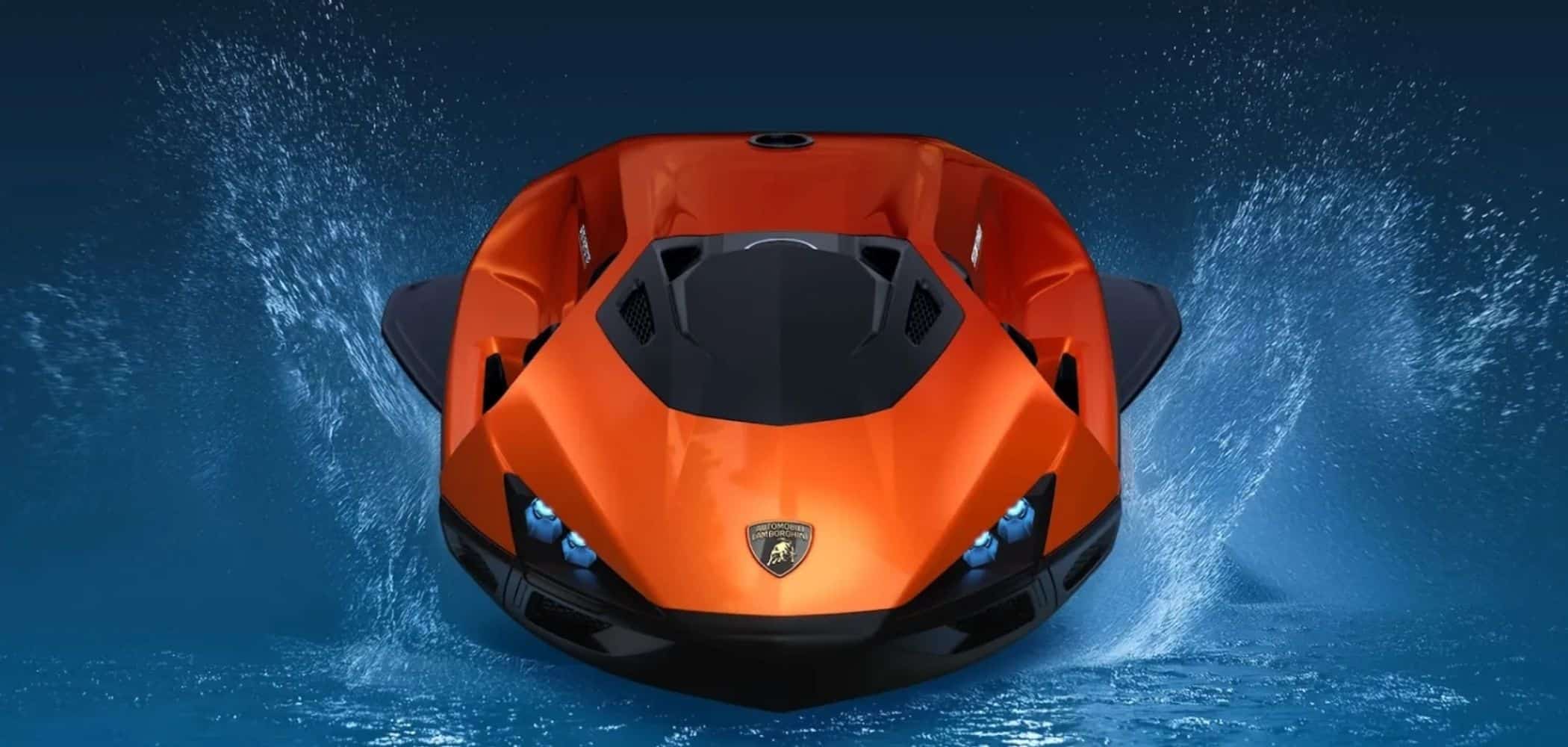 Jet sled 100% elétrico da Lamborghini promete luxo e adrenalina embaixo do mar