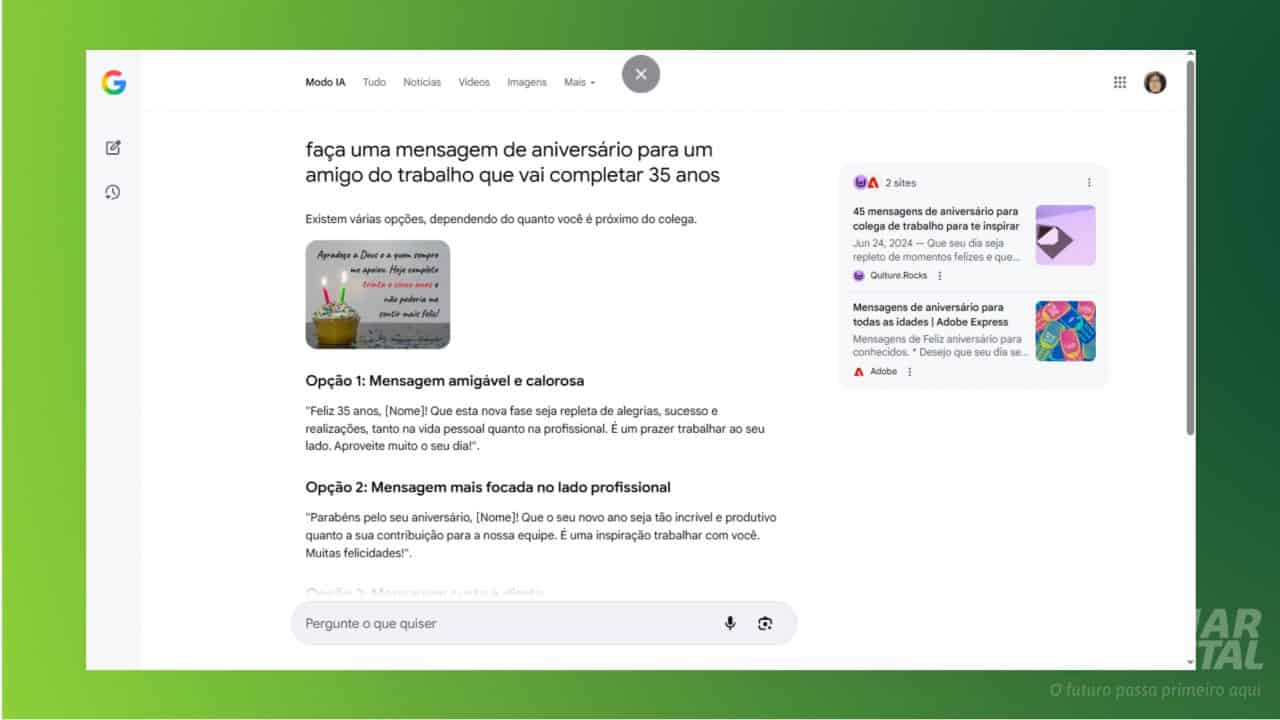 5 dicas para usar o Modo IA do Google - Olhar Digital