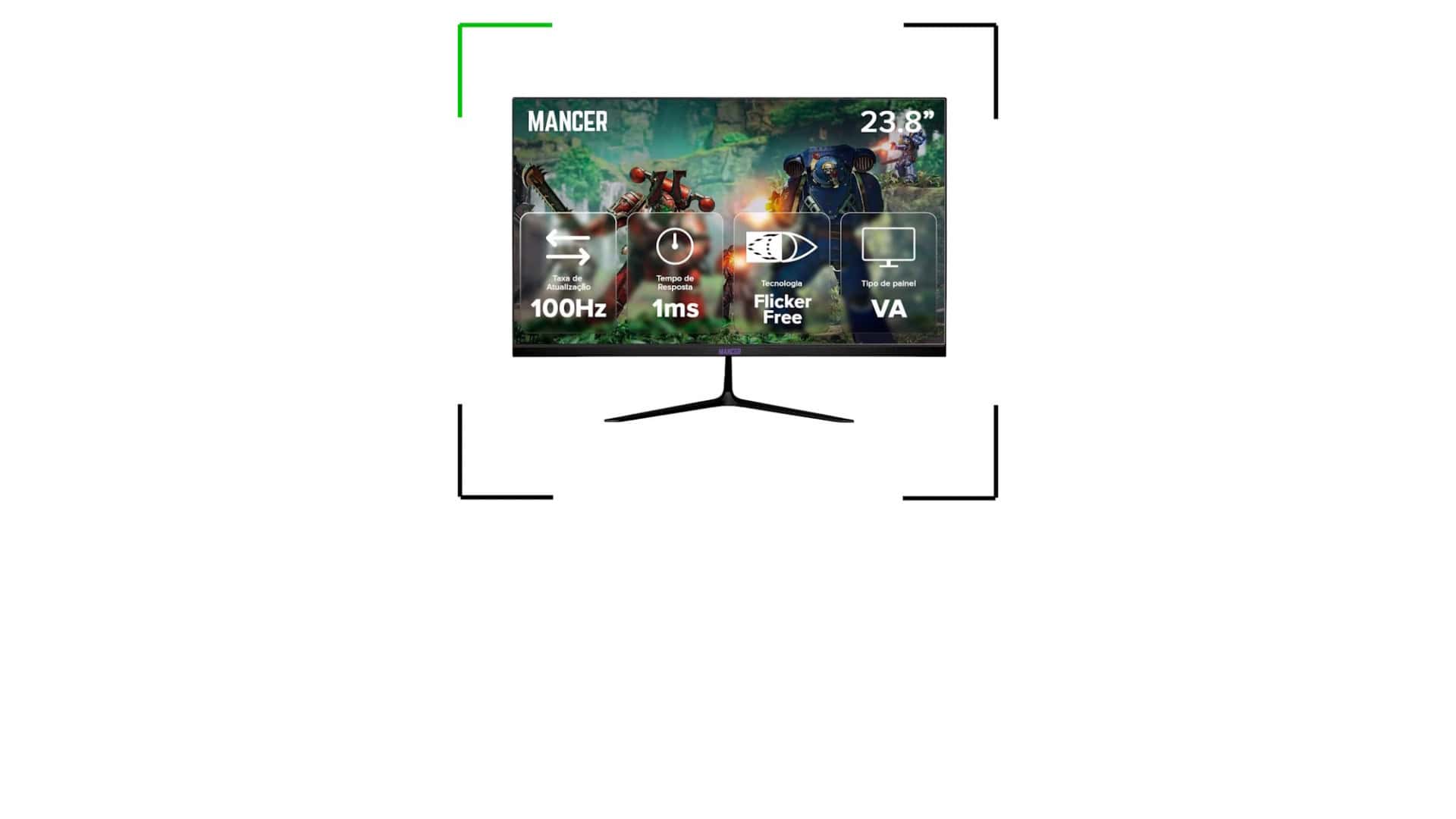 Monitor gamer em oferta