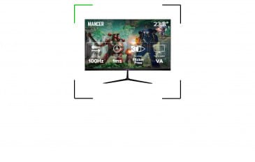 Monitor gamer em oferta