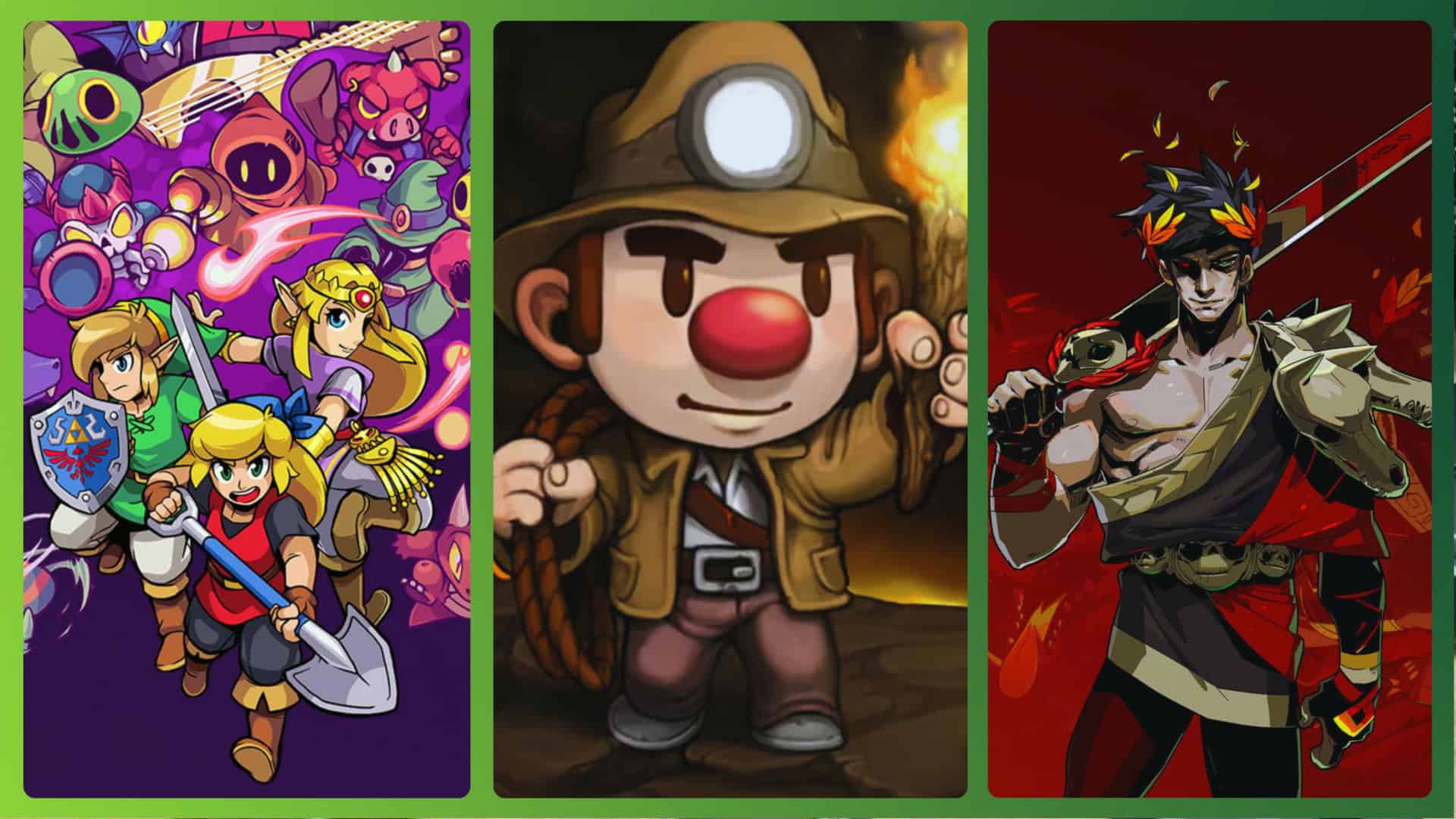 Games roguelike para Nintendo Switch: Cadence of Hyrule, Spelunky e Hades