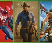 Marvel Spider-Man 2, Red Dead Redemption 2 e Horizon Forbidden West