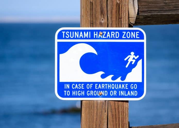 tsunami placa