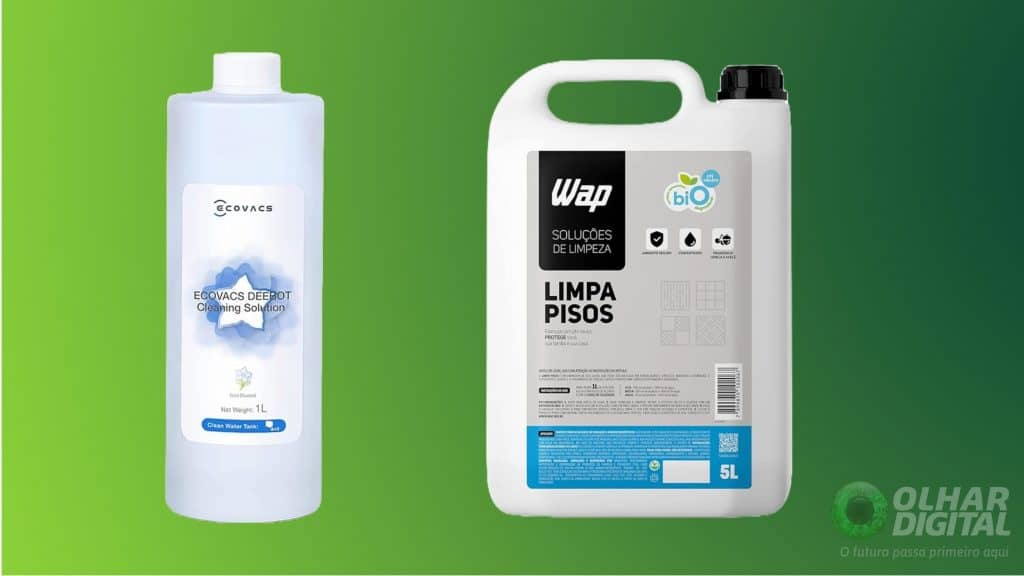DEEBOT Cleaning Solution e WAP Limpa Pisos