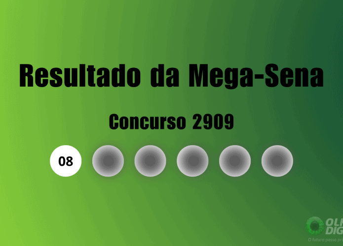 Resultado da Mega-Sena concurso 2909