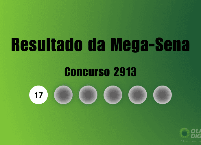 Resultado da Mega-Sena concurso 2913