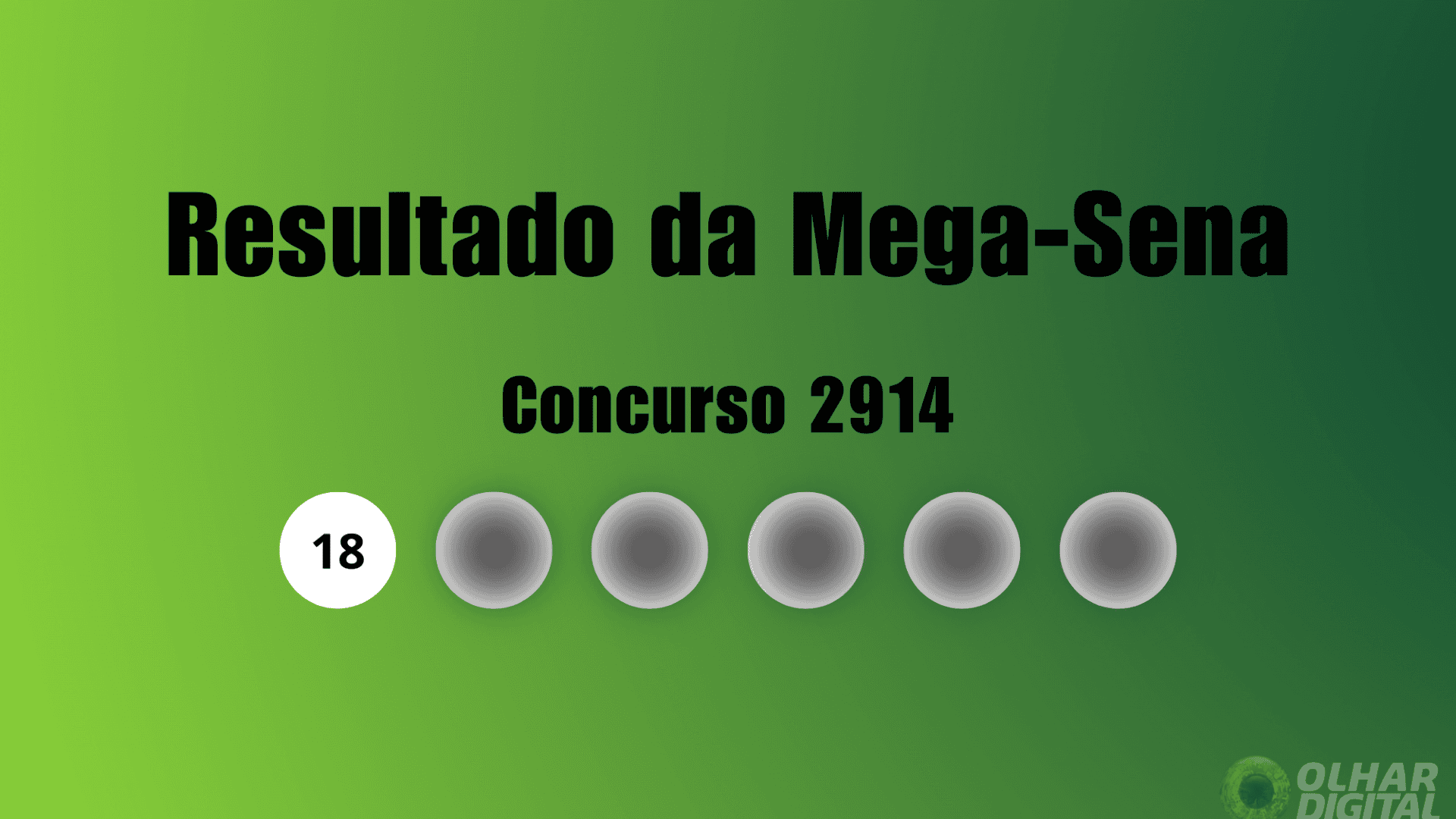 Resultado Mega-Sena concurso 2914