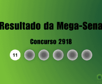 Resultado da Mega-Sena concurso 2918
