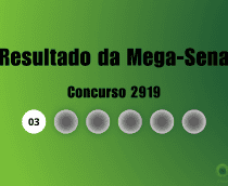 Resultado da Mega-Sena concurso 2919