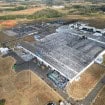 Fábrica da Toyota destelhada vista de cima