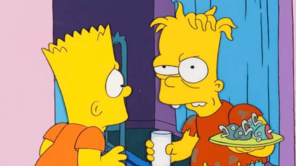 Bart e seu irmão gêmeo