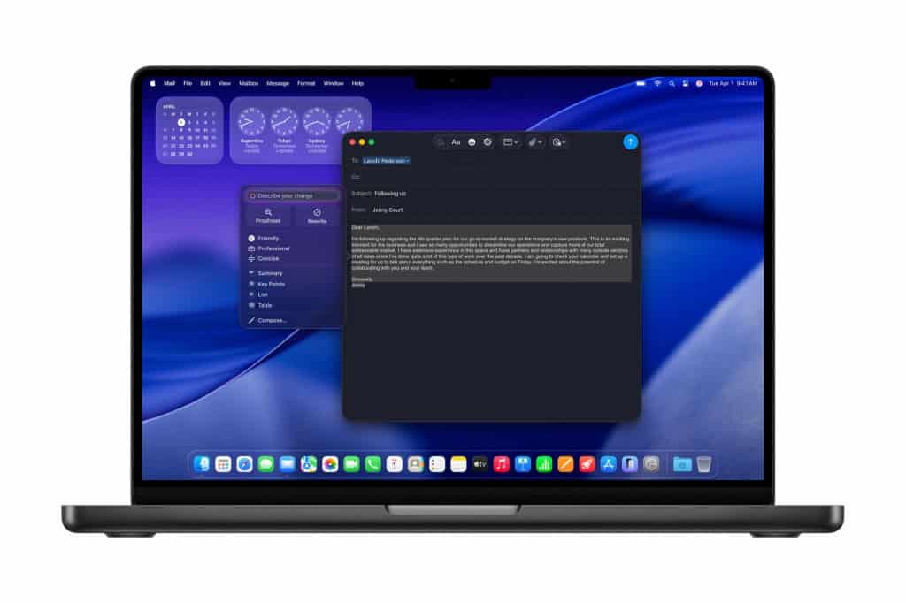 macbook pro macos tahoe apple intelligence