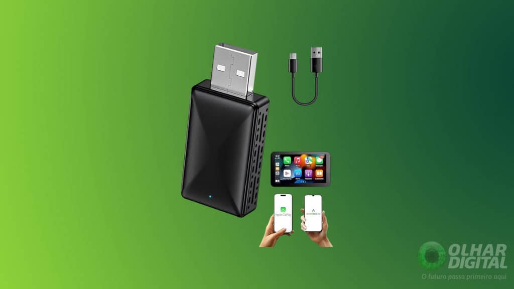 Bahkol – Adaptador sem fio Android Auto (Wi-Fi)