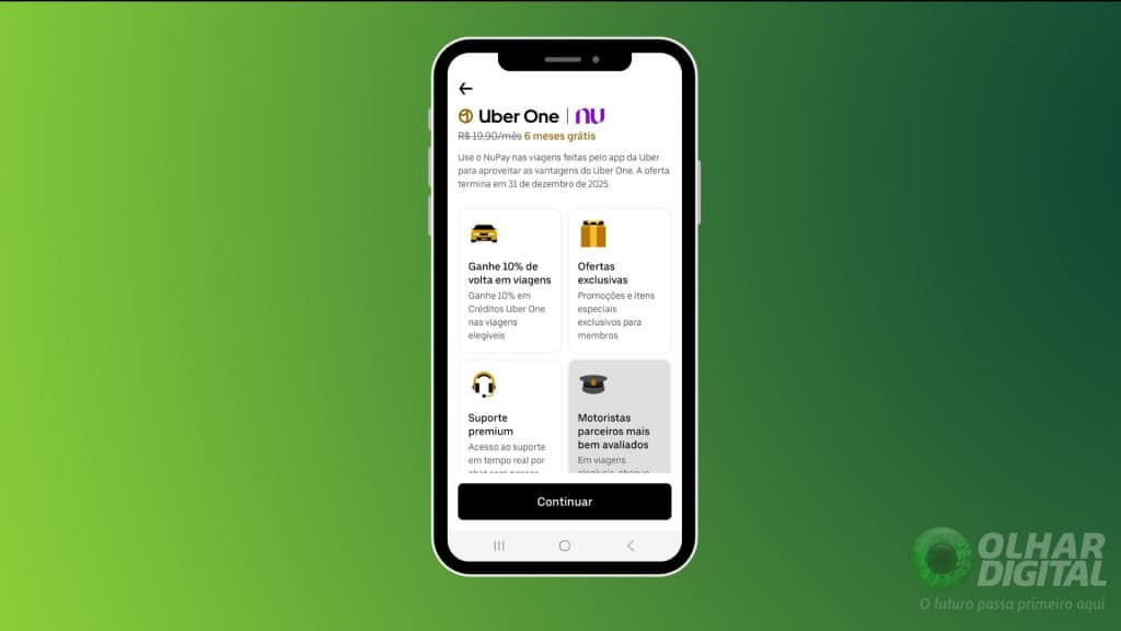 Uber One e Nubank