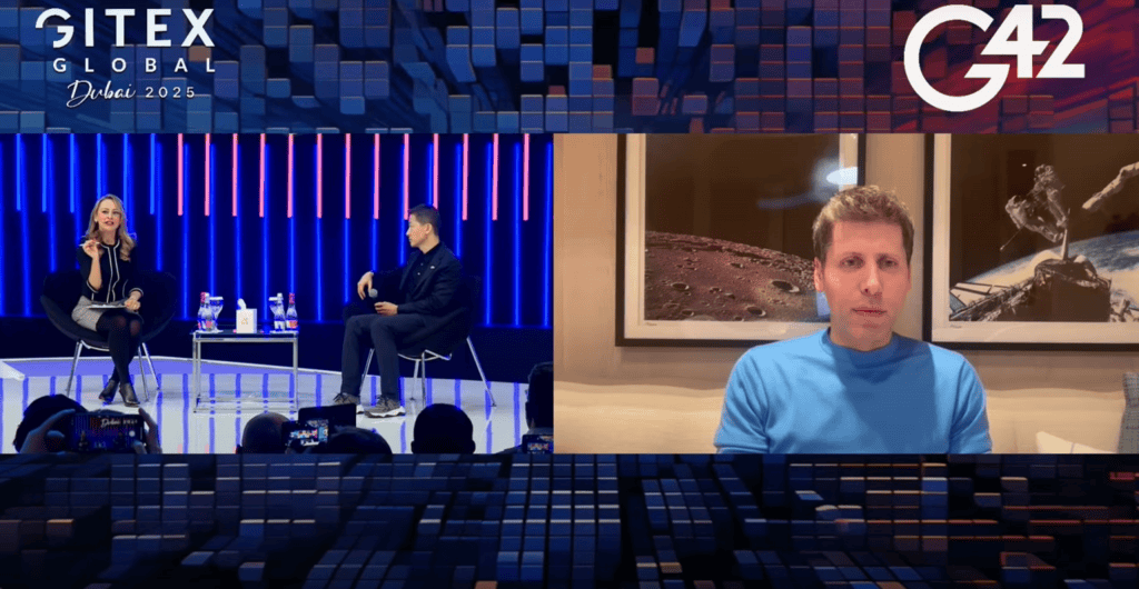 Sam Altman na Gitex 2025
