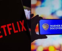 Montagem com fotos de Netflix e Warner Bros Discovery