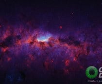 Ilustração de imagem mais nítida da Via Láctea já feita