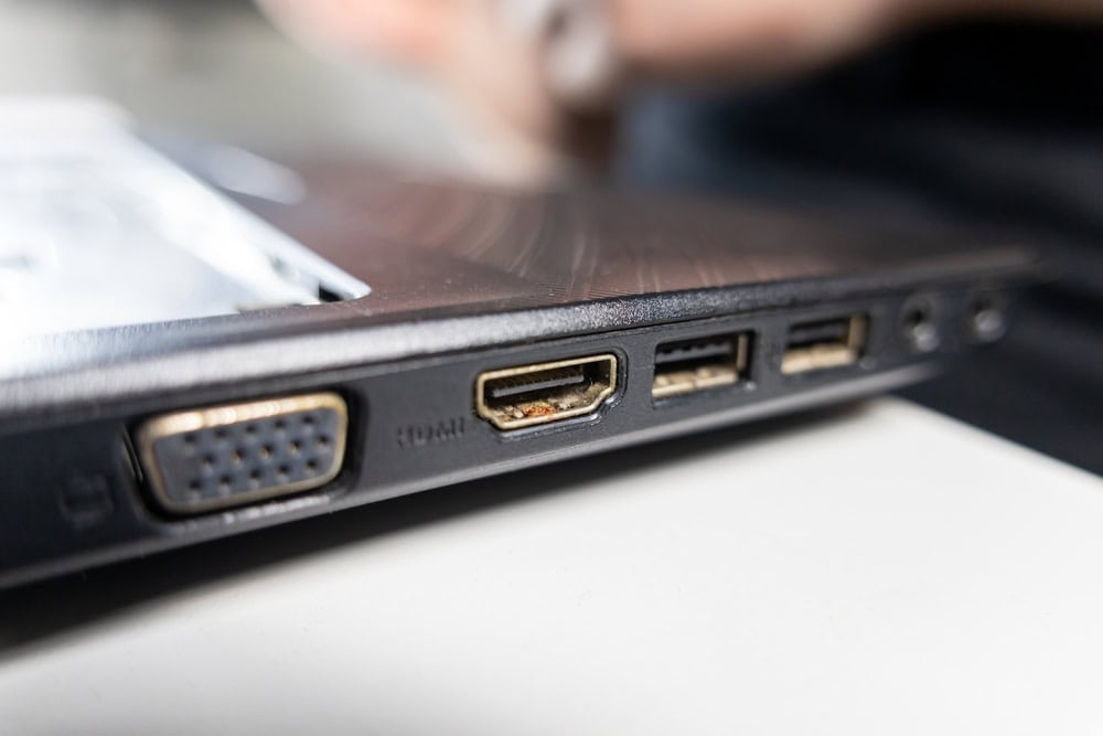 HDMI em um notebook