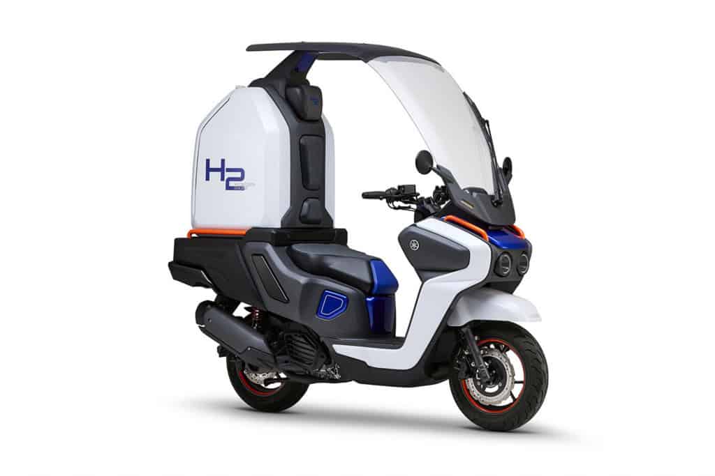 H2 Buddy Porter Concept: scooter movida a hidrogênio desenvolvida pela Yamaha em parceria com a Toyota