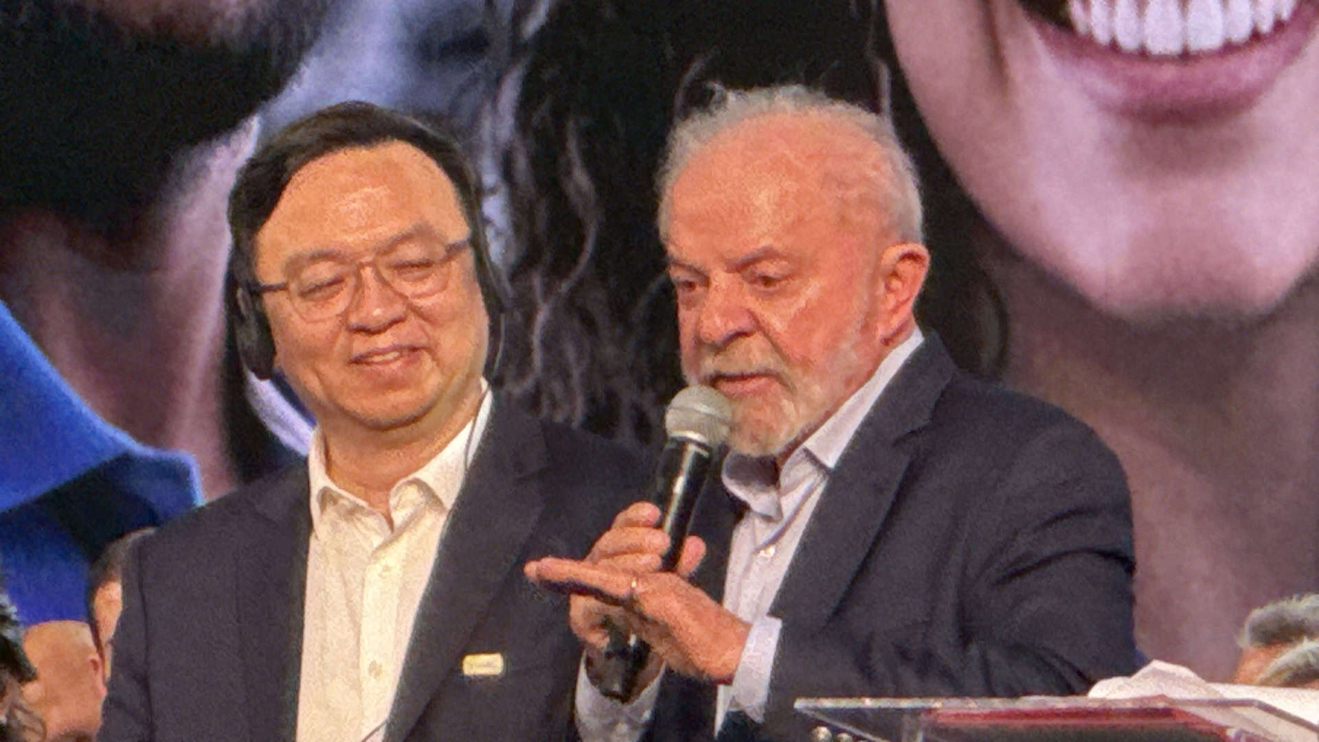 Lula e Wang Chuanfu