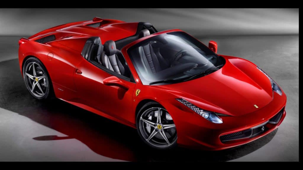 Imagem da Ferrari 458 Spider
