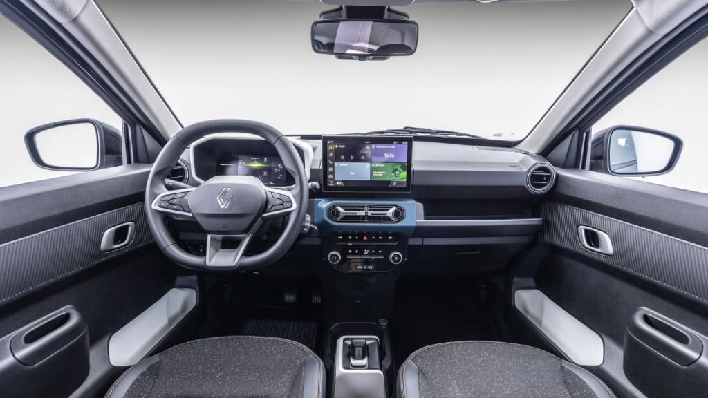Interior do Renault Kwid E-Tech 2026 - interior