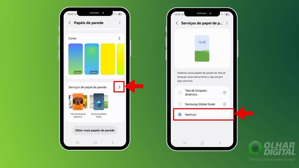 Tela de Bloqueio Dinâmica